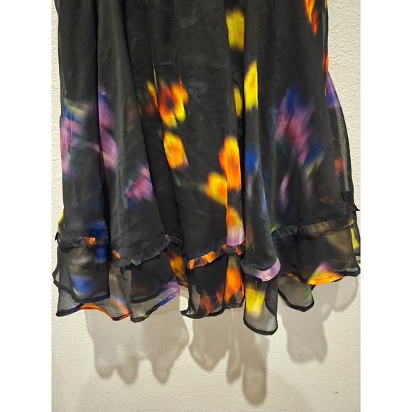 Urban Outfitters Women's Asymmetrical Babydoll Top Multicolor Size S - Picture 7 of 12